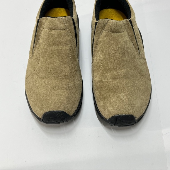 MERRELL men’s Size 6 1/2 Slip On Jungle Moc Tan - Picture 5 of 9